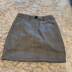 Plaid Mini Skirt